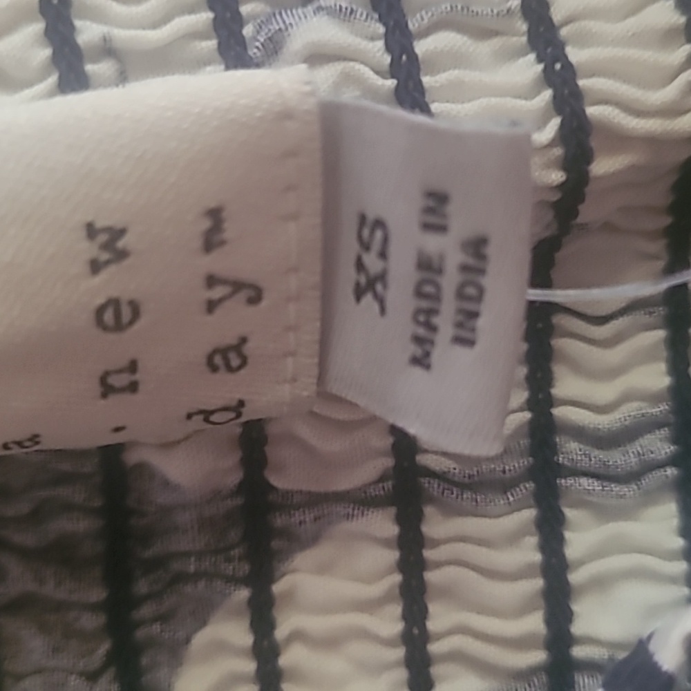 A New Day Dress Blue and White Sundress Maxi Size XS - Picture 4 of 6